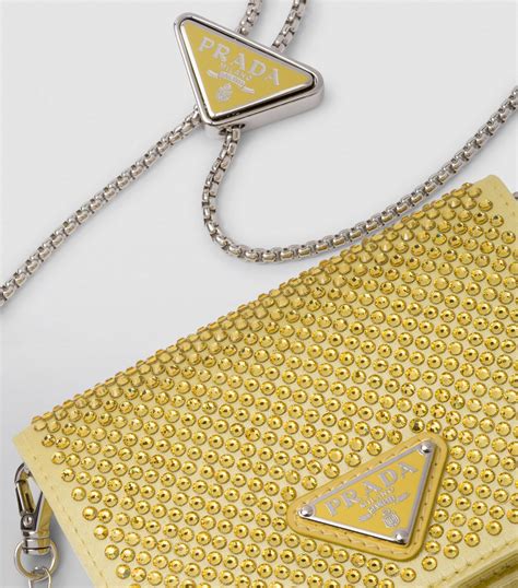 prada crystal cardholder|Prada card holder women.